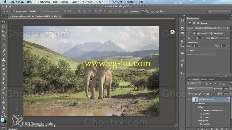 PSD Tutorials - 3D in Photoshop German的图片1