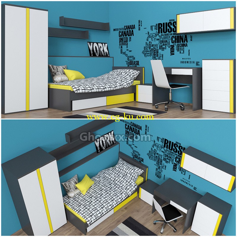 graphic furniture set - childroom archive的图片1