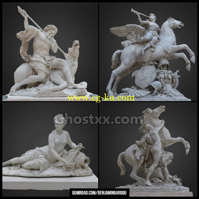 PARIS 25 FREE 3D scans from Louvre Museum的图片2