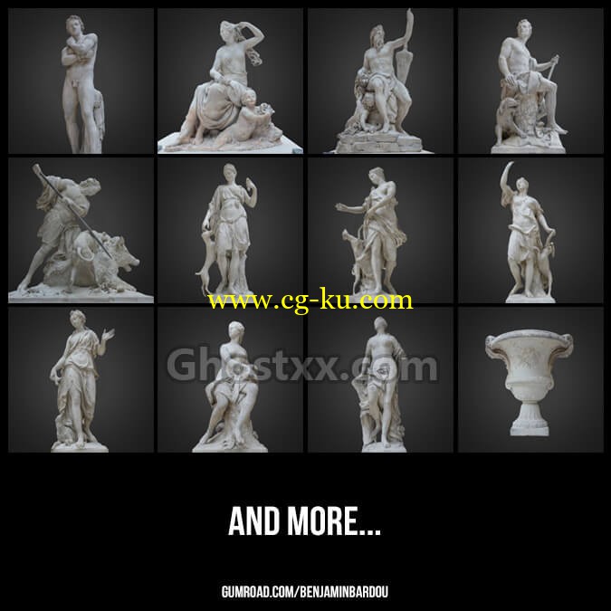 PARIS 25 FREE 3D scans from Louvre Museum的图片3