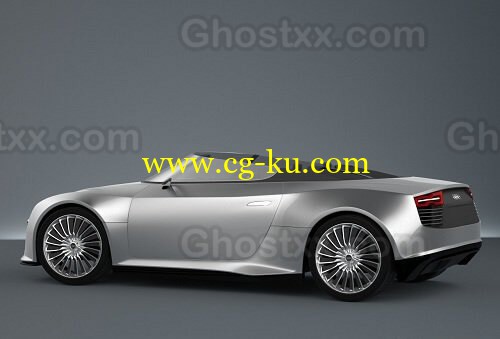 Audi E-Tron Spyder - 3D Model的图片1