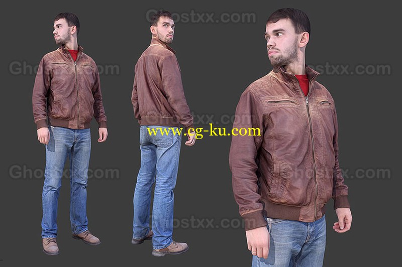 creativemarket - Casual Man - 3D Model的图片1