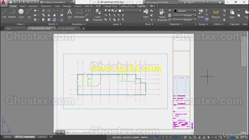 Lynda - AutoCAD Working with Drawings Exported From Revit的图片1