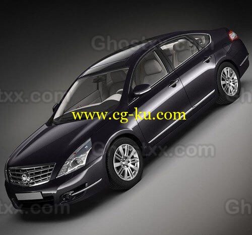 Nissan Teana - Vray - 3D Model的图片1