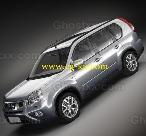 Nissan X-Trail - Vray - 3D Model的图片1