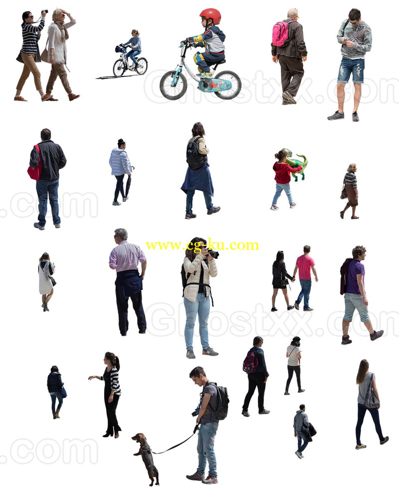 VirtualPolygon Free cutout people bundle 01的图片1