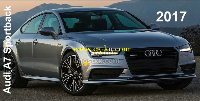 Audi A7 Sportback 2017 - 3D Model的图片1