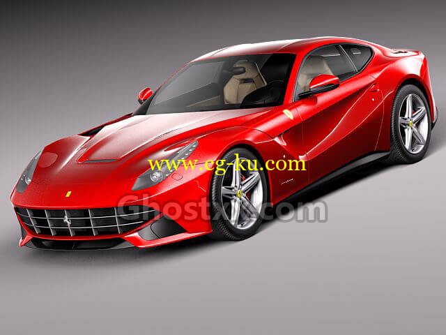 Ferrari F12 Berlinetta 2013 - 2016 - 3D Model的图片1