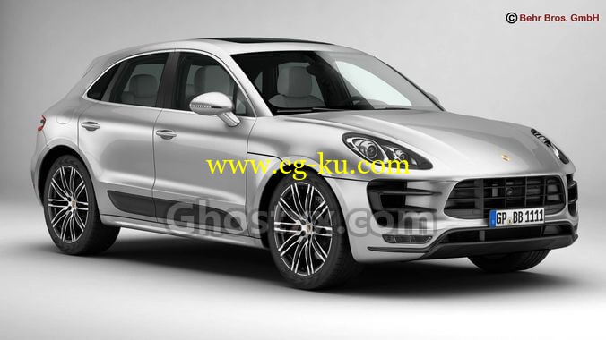 Porsche Macan Turbo 2015 - 3D Model的图片1