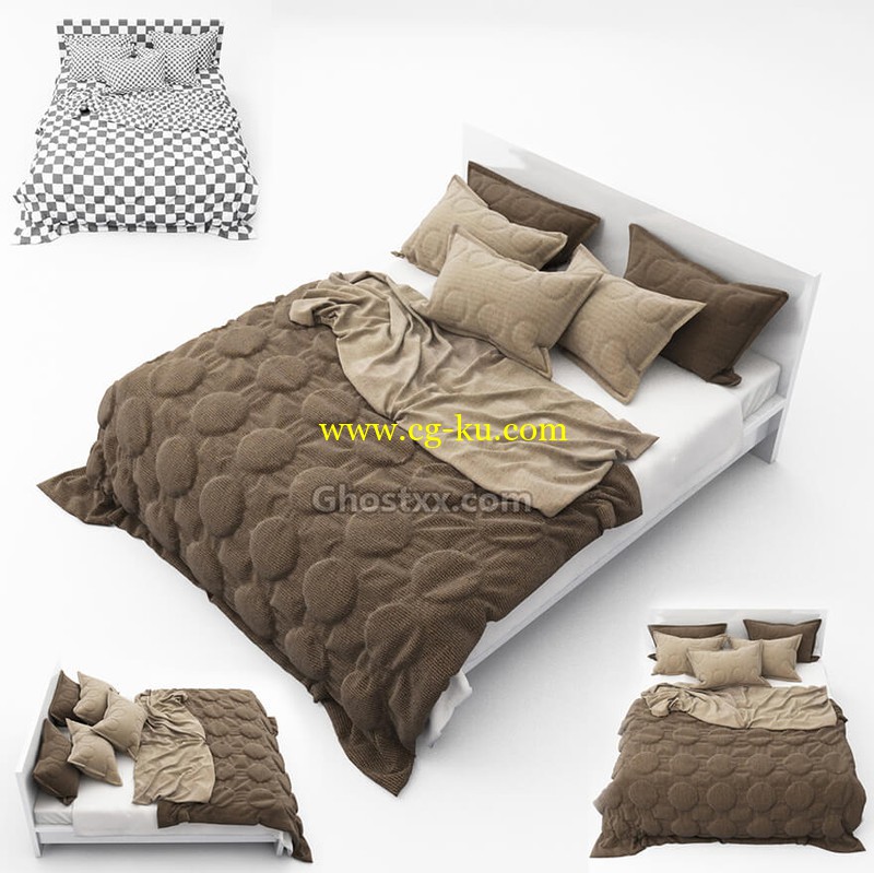 Bed 08 - 3D MODEL的图片1