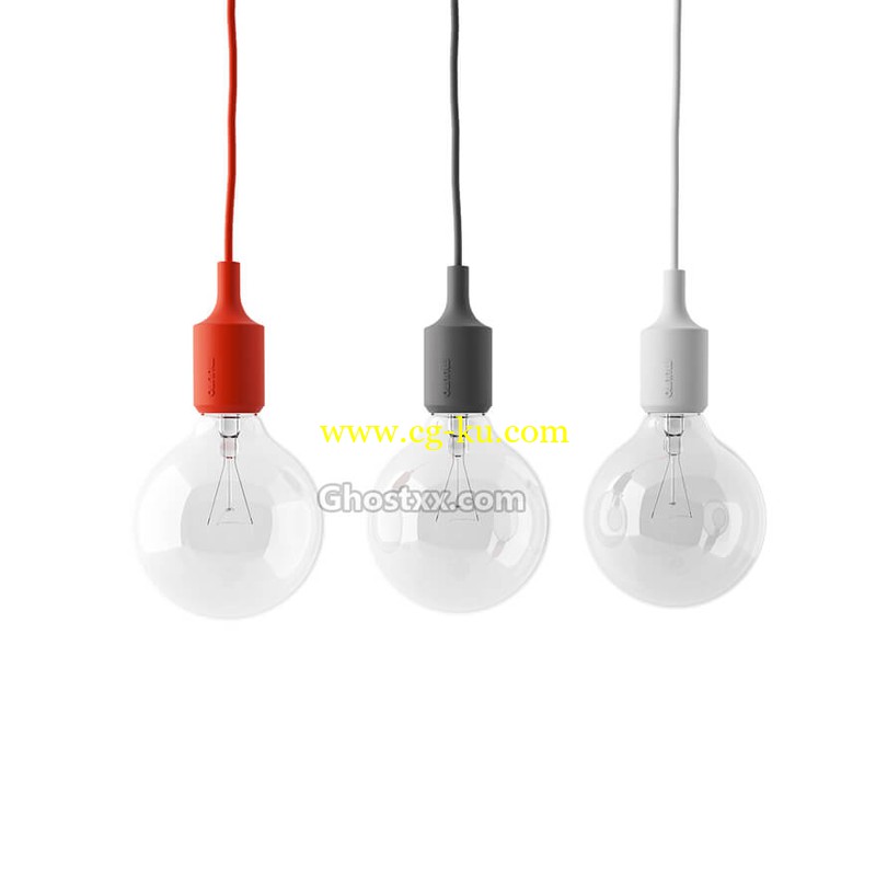 E27 Pendant Lamp by Muuto - 3D MODEL的图片1