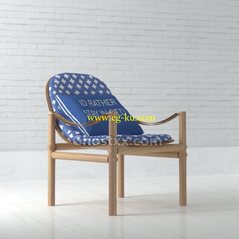 Scandinavian chair - 3D MODEL的图片1