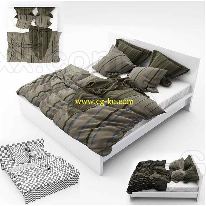 Bed 05 - 3d model的图片1