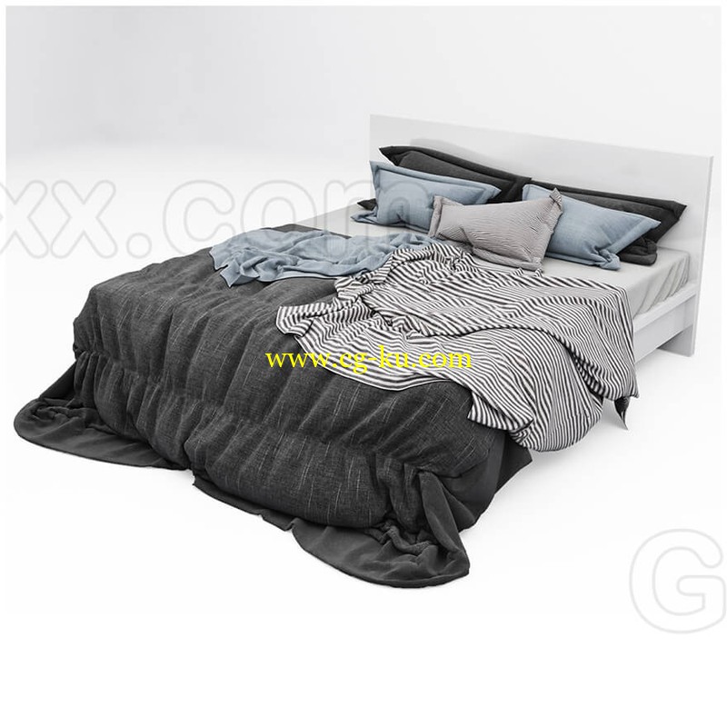 Model Bed - 3d model的图片1