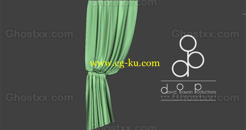 3d Max Vray Tutorial - Curtain Realistic w Cloth mod的图片1