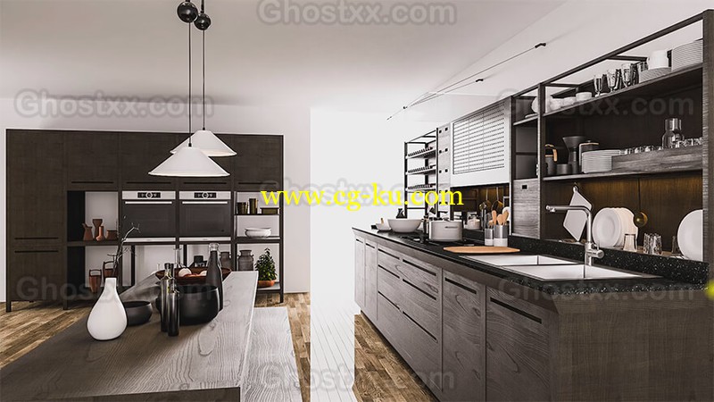 3ds max render - 3ds max vray render - vray settings - Interior rendering with vray 3.4 for 3ds max的图片1