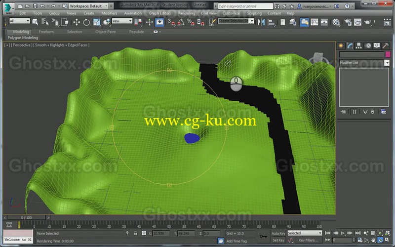 Creating a simple terrain in Autodesk 3ds max using poly modeling的图片1