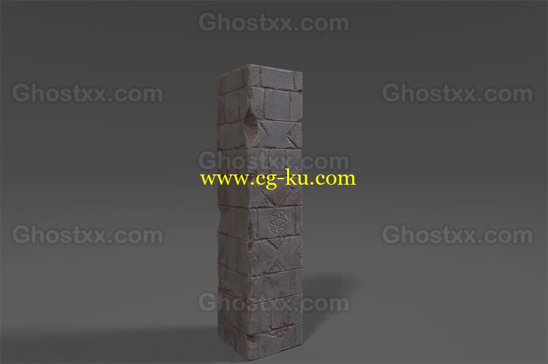 Texturing simple pillar 3ds max - Substance painter的图片1