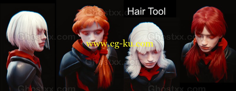 Hair Tool 1.5 for Blender3D的图片1