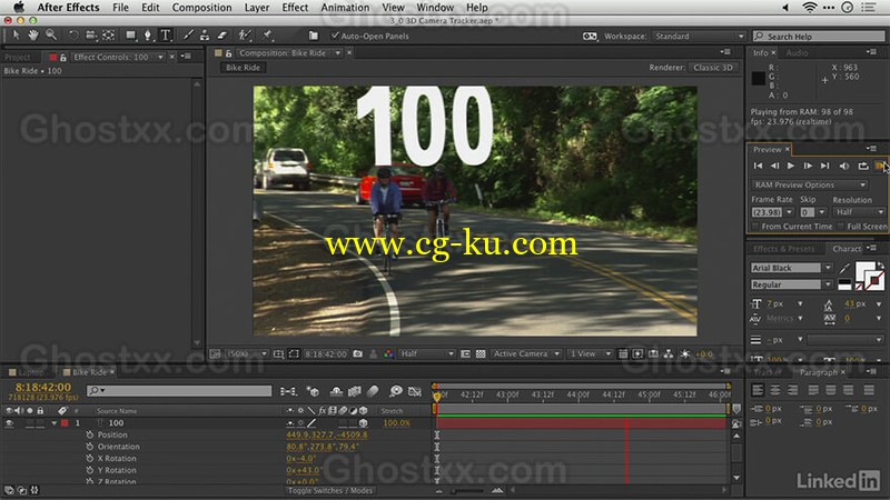 Lynda - After Effects Guru Tracking Cameras and Stabilizing Footage的图片1