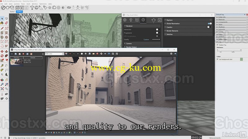 Lynda - SketchUp Rendering with V-Ray 3的图片1