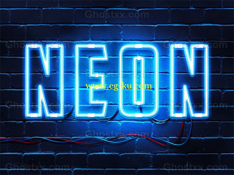 Graphicriver - Neon Sign Maker Photoshop Action的图片1