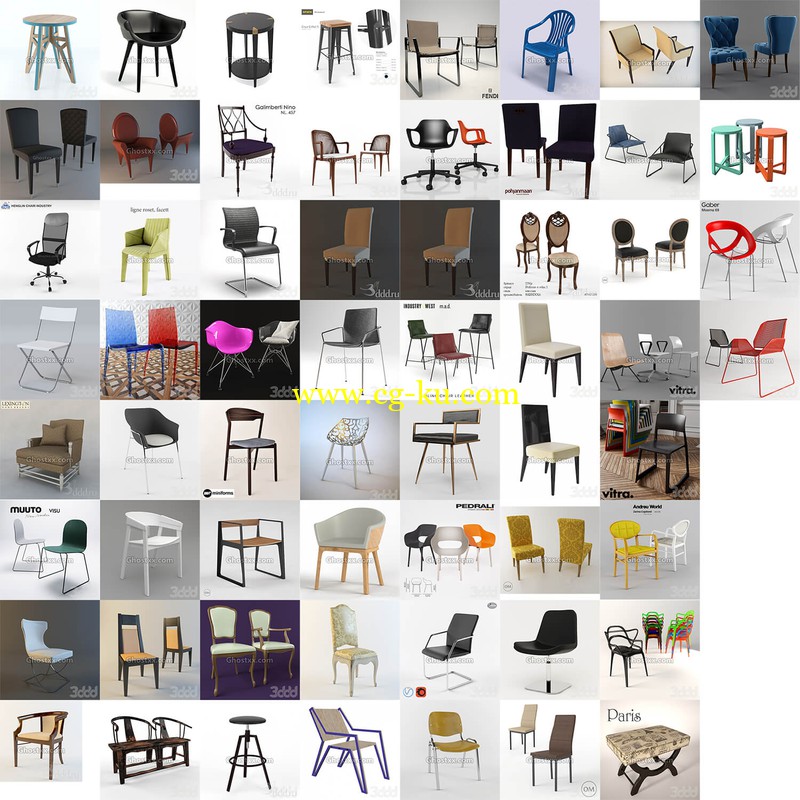 3DSky Free chairs - 2的图片1