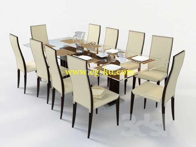 dining table and chairs, Sebastien italia的图片1