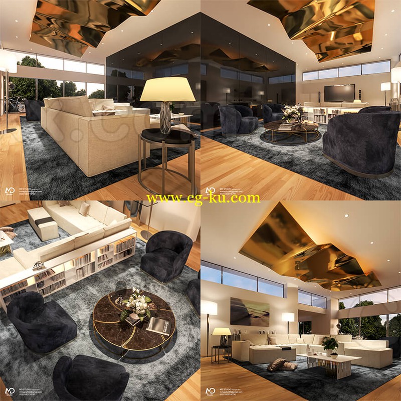 Golden Ceiling - model的图片1