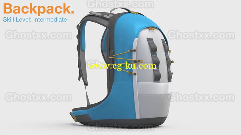 Modo Backpack training - rare industrial design的图片1