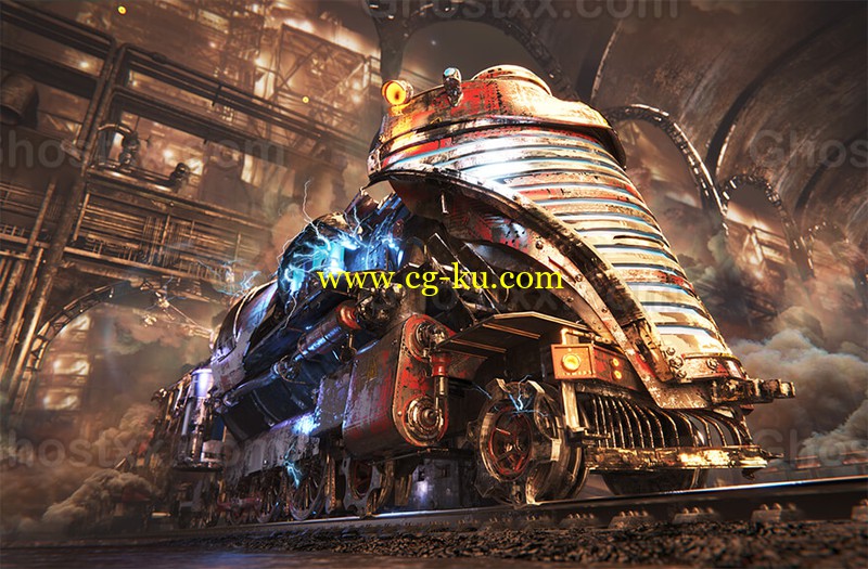 locomotive - blender model的图片1