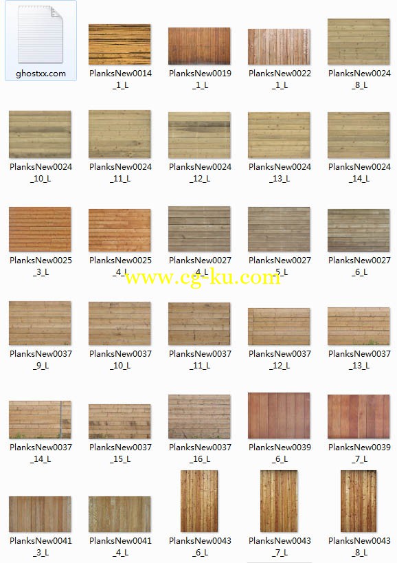 Wood_Planks_Textures(木纹地板之类材质)的图片1