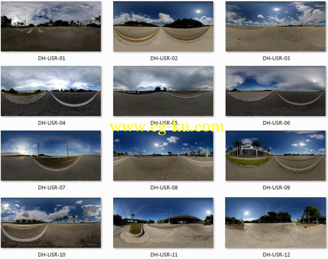 DOSCH HDRI USA Road Backplates的图片1