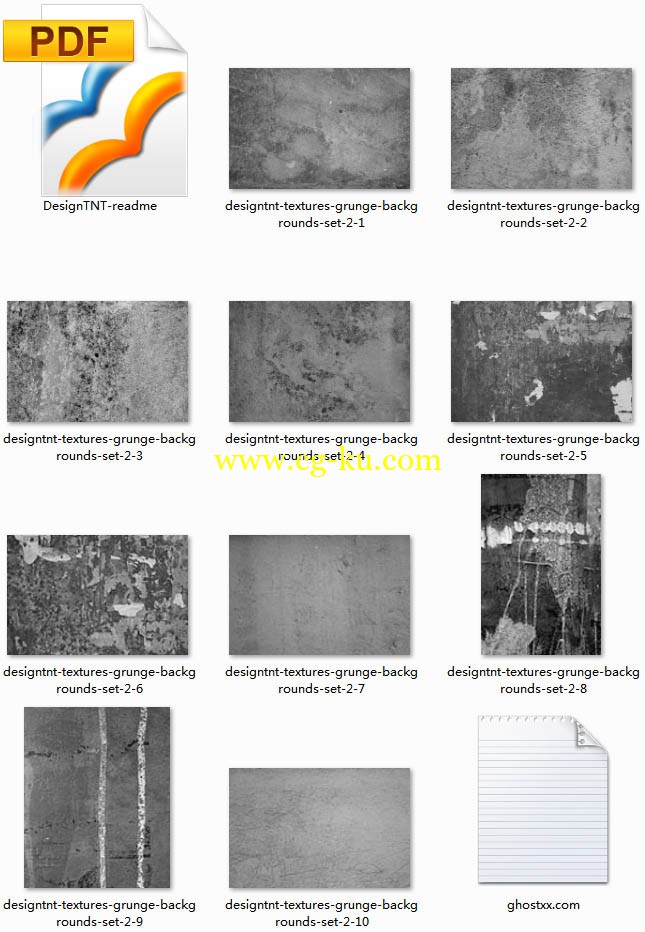 designtnt墙面肌理贴图纹理合集的图片1