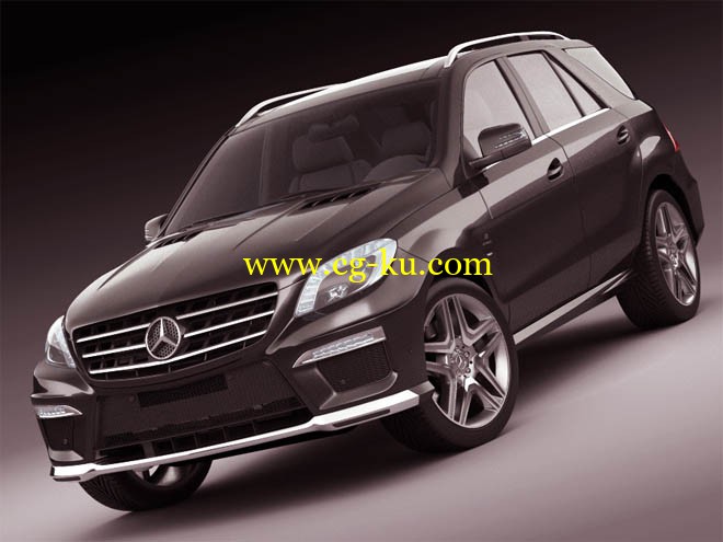 Turbosquid - Mercedes ML63 AMG的图片1