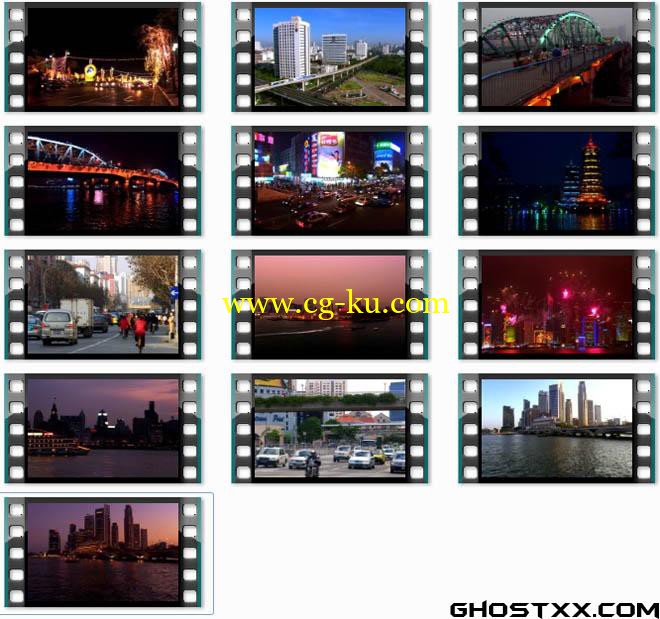 13段亚洲城市高清视频素材的图片1