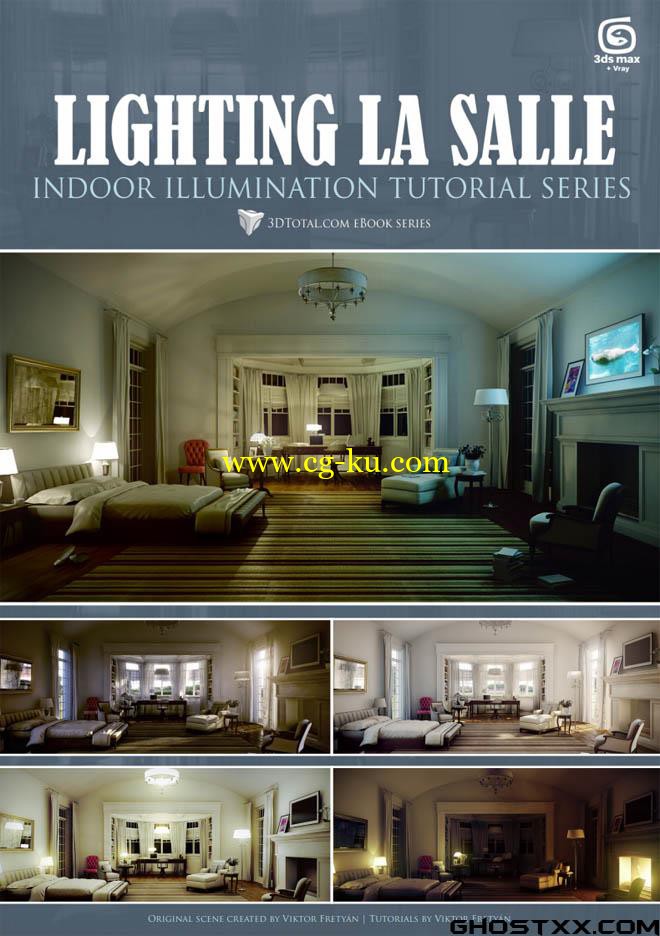 3D Total Lighting La Salle 3DSMax + Vray室内模型的图片1