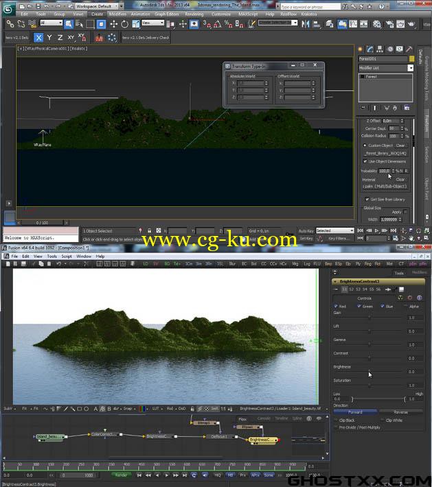 CGCookie - Exclusive - The island in 3ds Max的图片1