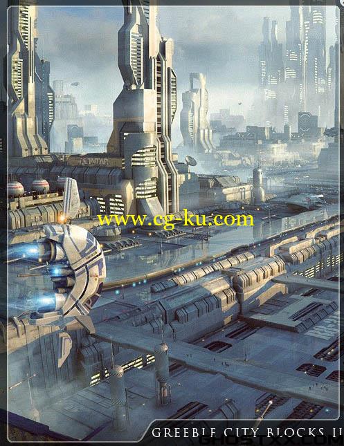 DAZ3D -  Greeble City Blocks Vol 02的图片1