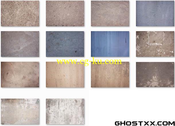 DesignTNT - Concrete Textures Set 3的图片1