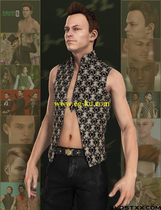 DAZ3D/Poser David 5 Pro Bundle的图片1