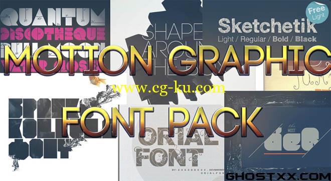 Motion graphics font pack的图片1