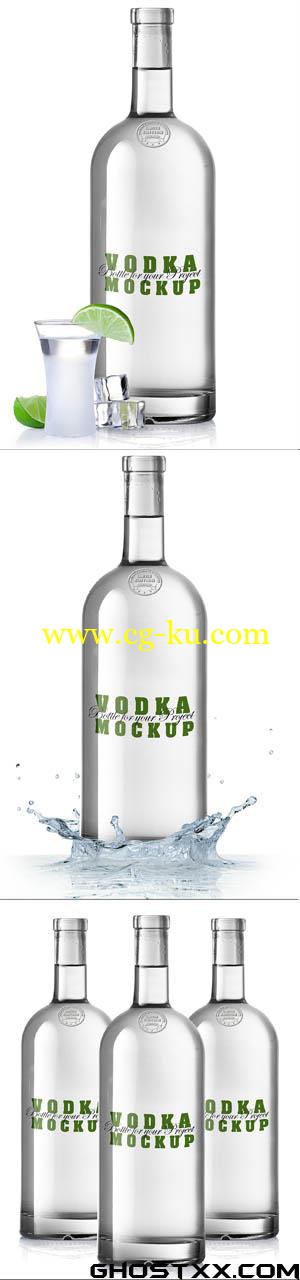 graphicriver - Vodka Mockup的图片1