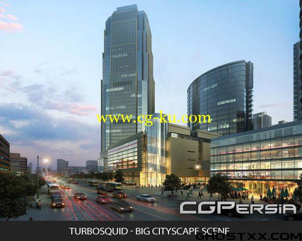 TurboSquid -大型城市场景模型的图片1