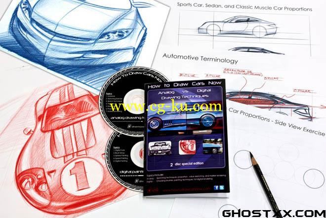 How to Draw Cars - Marker Rendering and Digital Painting的图片1