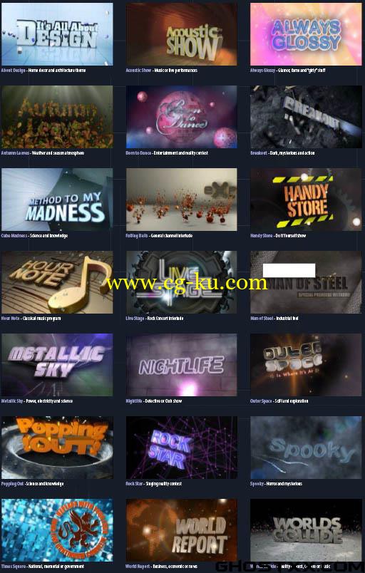 Broadcast Graphics Templates Vol1的图片1