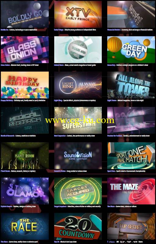 Broadcast Graphics Templates Vol2的图片1