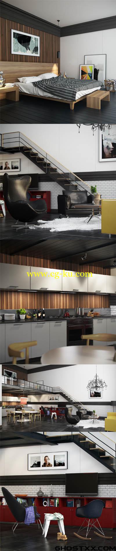 Aleso3D - Vray Interior Lighting的图片1