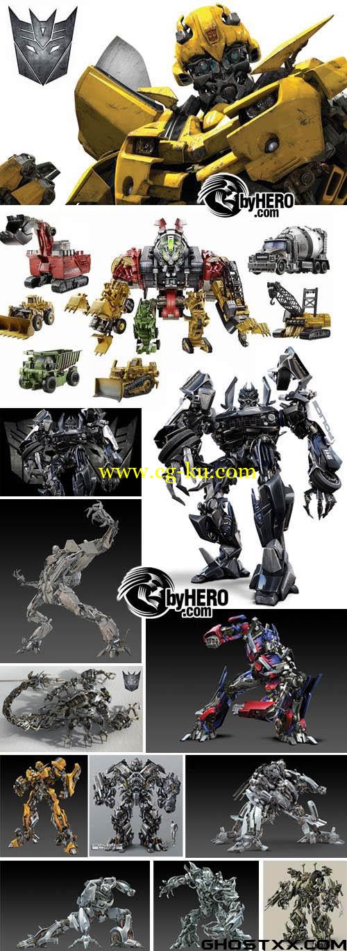 Transformers 3DS Max Super Pack Models的图片1