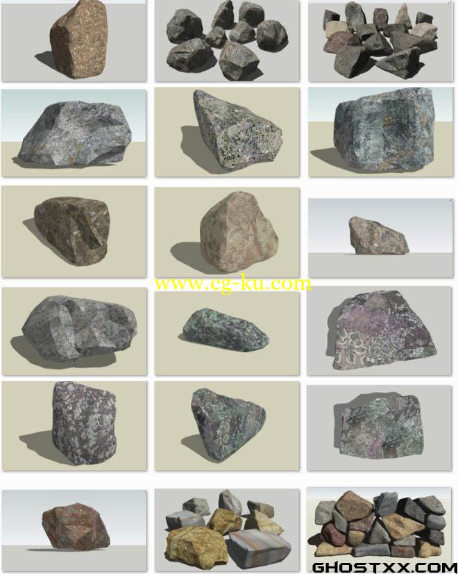 Rocks, stones and boulders的图片1